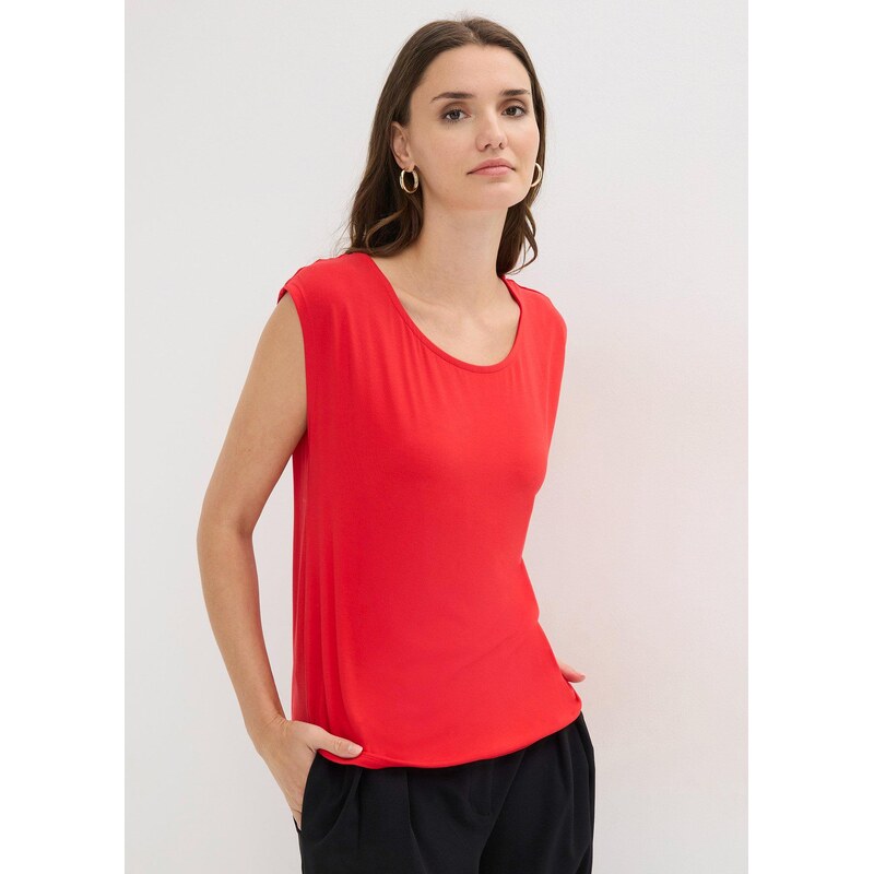 bonprix Tričko z viskózového mixu, farba červená 67879796