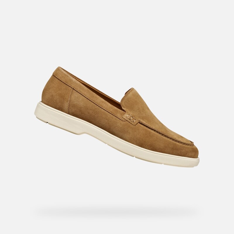 Pánske mokasíny Geox Spherica EC17 hnedá 67895971