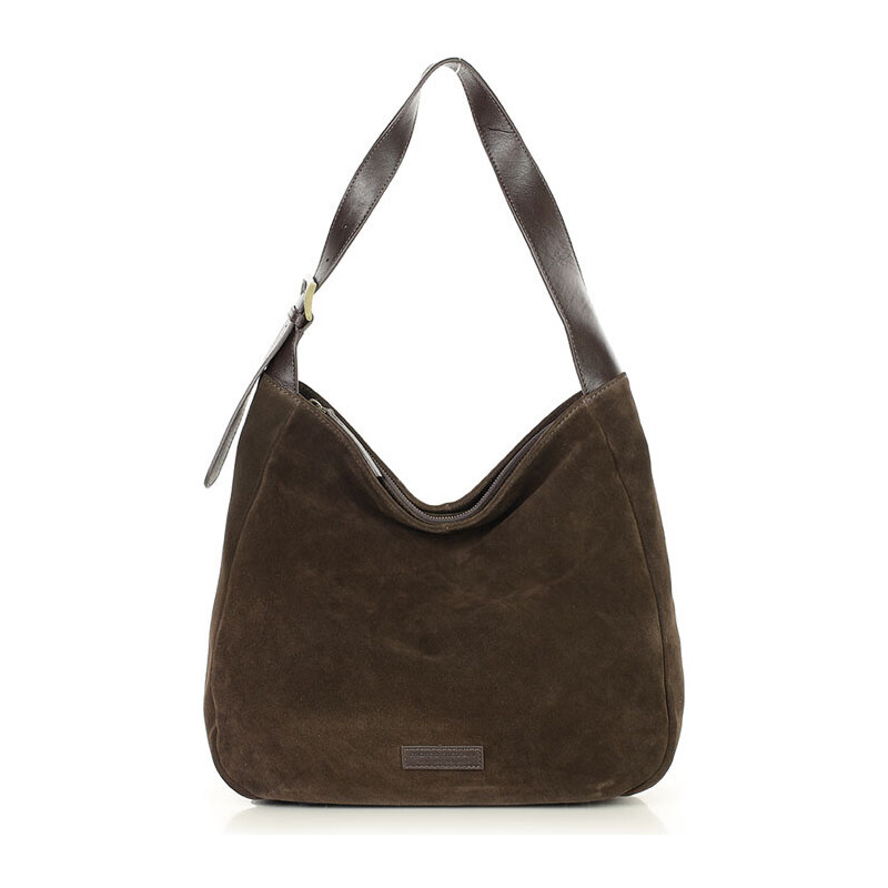 MARCO MAZZINI Dámska taška typu hobo, prírodná koža | cafe vp9gg 67892964