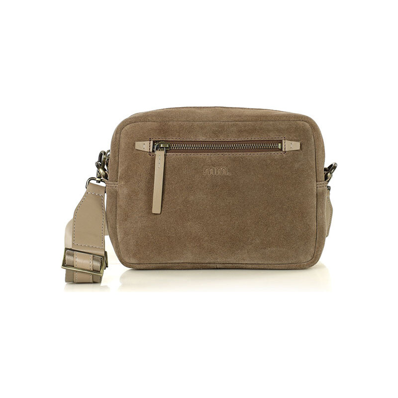 MARCO MAZZINI Dámska taška typu hobo, prírodná koža | béžová vp11hh 67892967