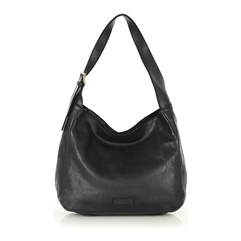 MARCO MAZZINI Dámska taška typu hobo, prírodná koža | čierna vp9a 67892970