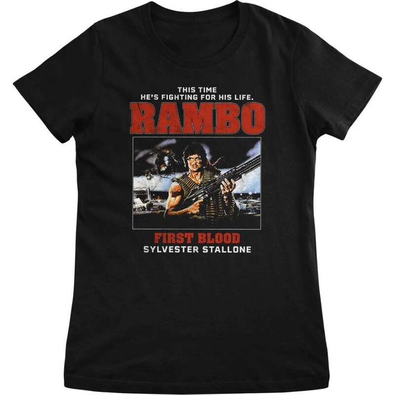 Hybris Rambo - Fighting For His Life (dámske tričko) 67893133