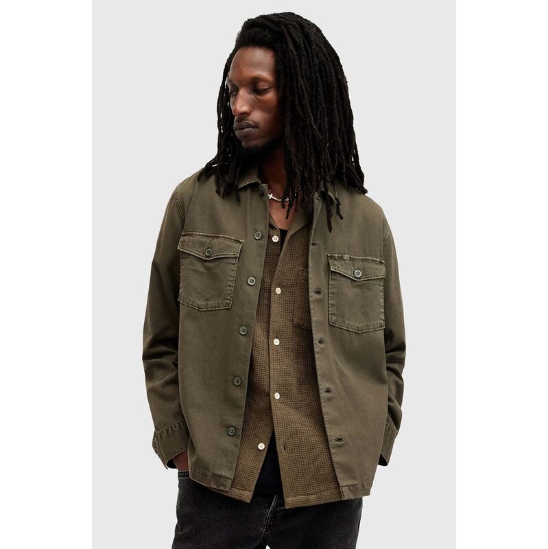 Bavlnená košeľa AllSaints SPOTTER LS SHIRT 67893149