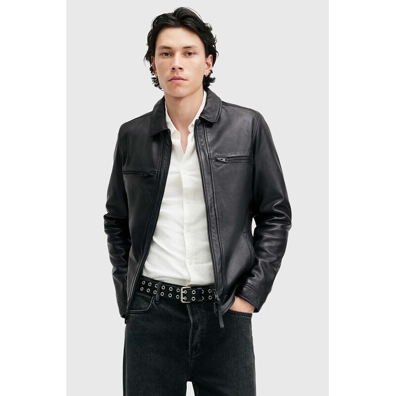 Kožená bunda AllSaints LUCK JACKET 63996042