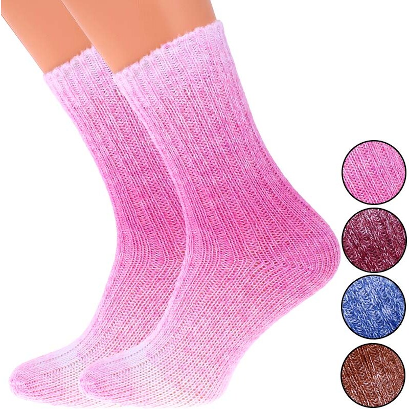 Vlnené dámske ponožky Bal.3ks veselé 22640185