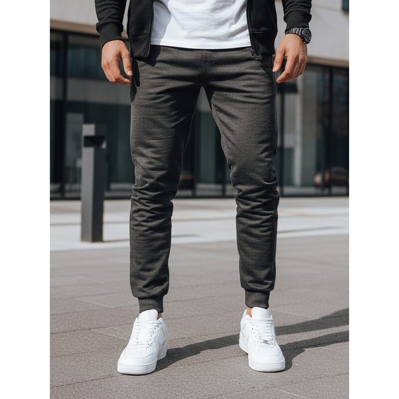 Dstreet Moderné pánske tepláky v šedej farbe 63249744