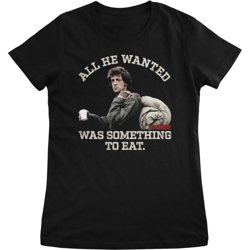 Hybris Rambo - Something To Eat (dámske tričko) 67895096