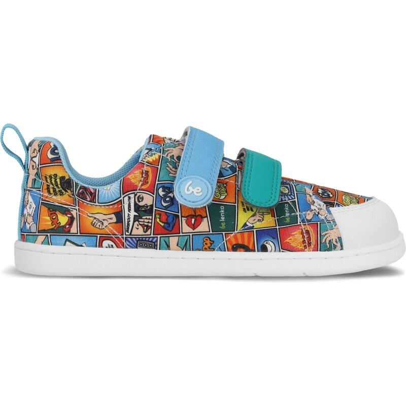 Detské barefoot tenisky Be Lenka Canvi Kids - Comics Color 67895128