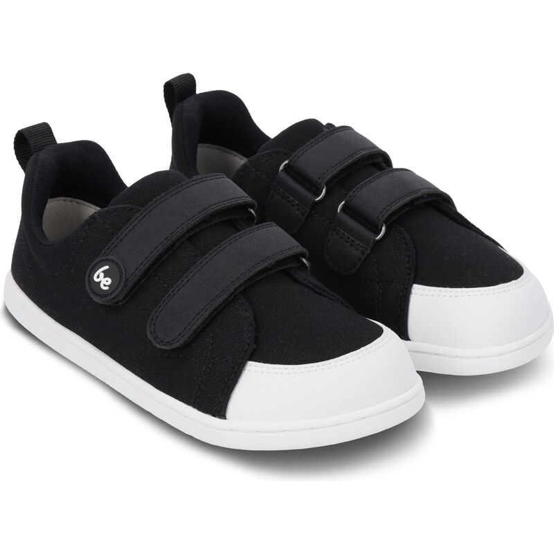 Detské barefoot tenisky Be Lenka Canvi Kids - Black & White 67895129
