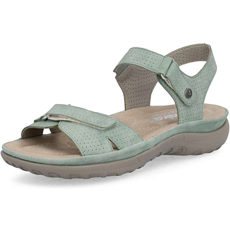 E-shop Dámske sandále RIEKER 64858-52 zelená S6