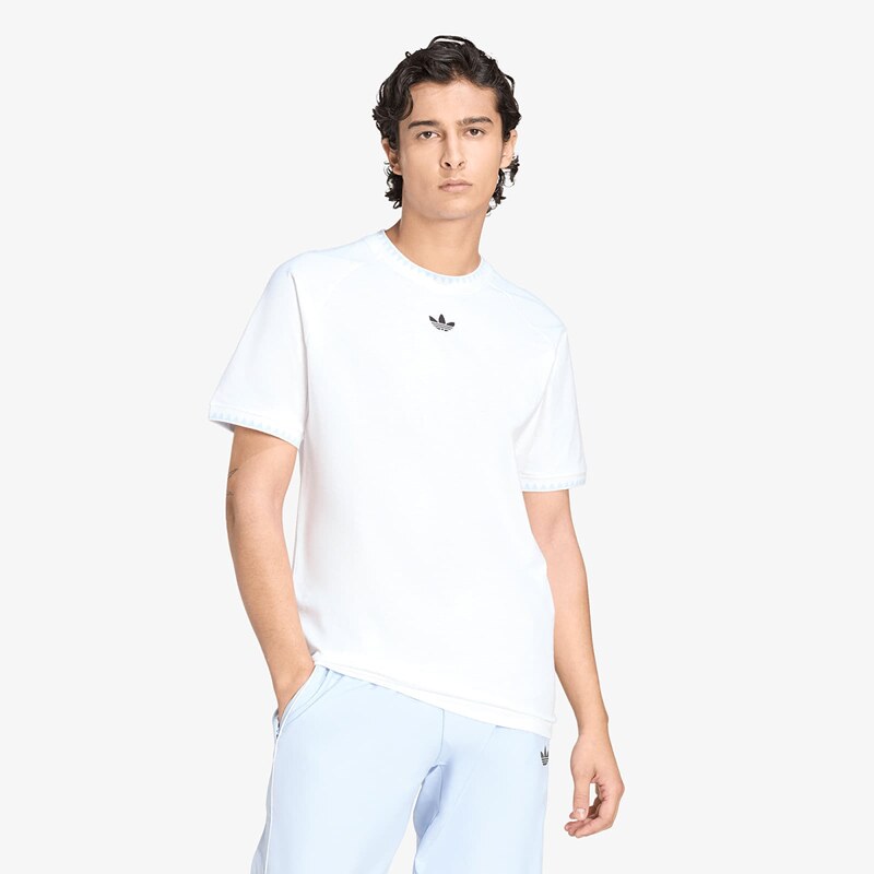 adidas Originals Tričko adidas Chest Stripes Engineered Collar T-Shirt 67896074