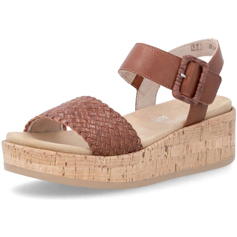 RIEKER Dámske sandále REMONTE D1N56-24 hnedá S6 67896013