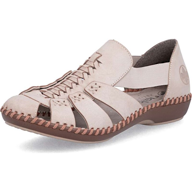 E-shop Dámske sandále RIEKER M1679-60 béžová S6