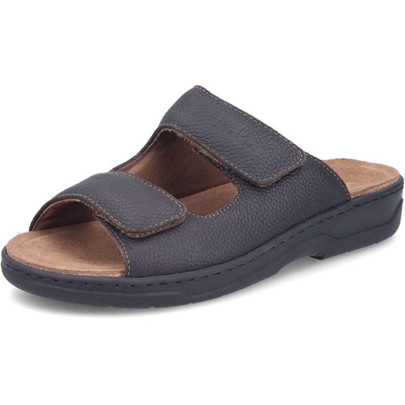 Pánske šľapky RIEKER 20390-24 hnedá S6 67896020