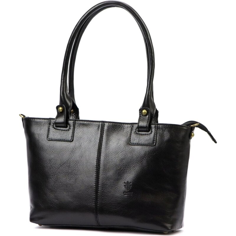 FLORENCE Dámská kožená kabelka Angelika čierna 67896036
