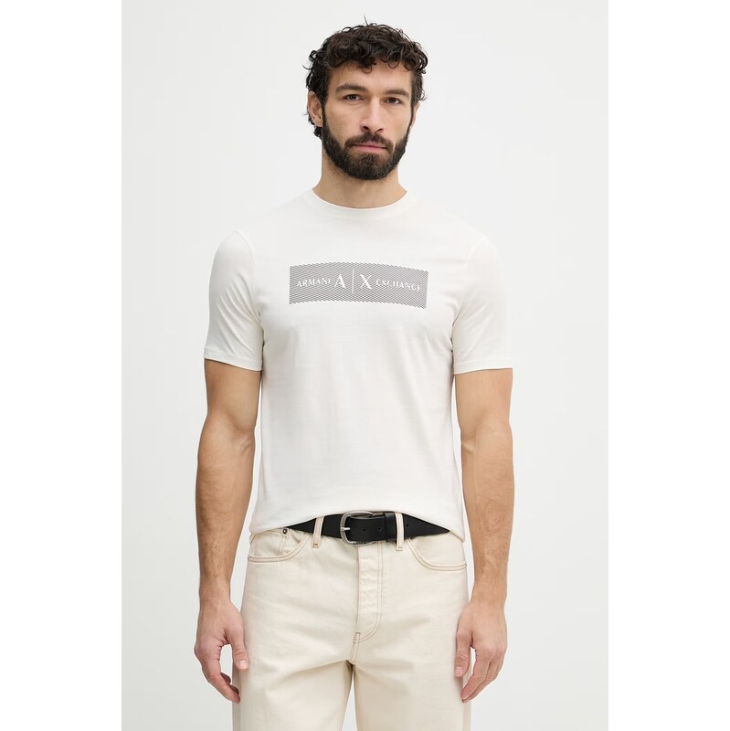 Pánske bavlnené tričko Armani Exchange 67912174