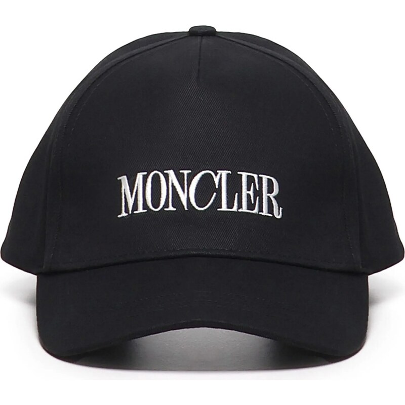 MONCLER Logo Embroidered Black šiltovka 67659933