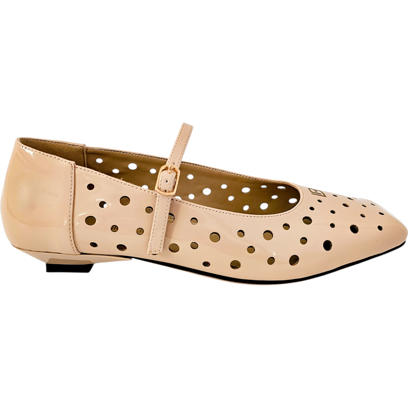 Béžové balerínky Laura Biagiotti Patent Beige 67900342