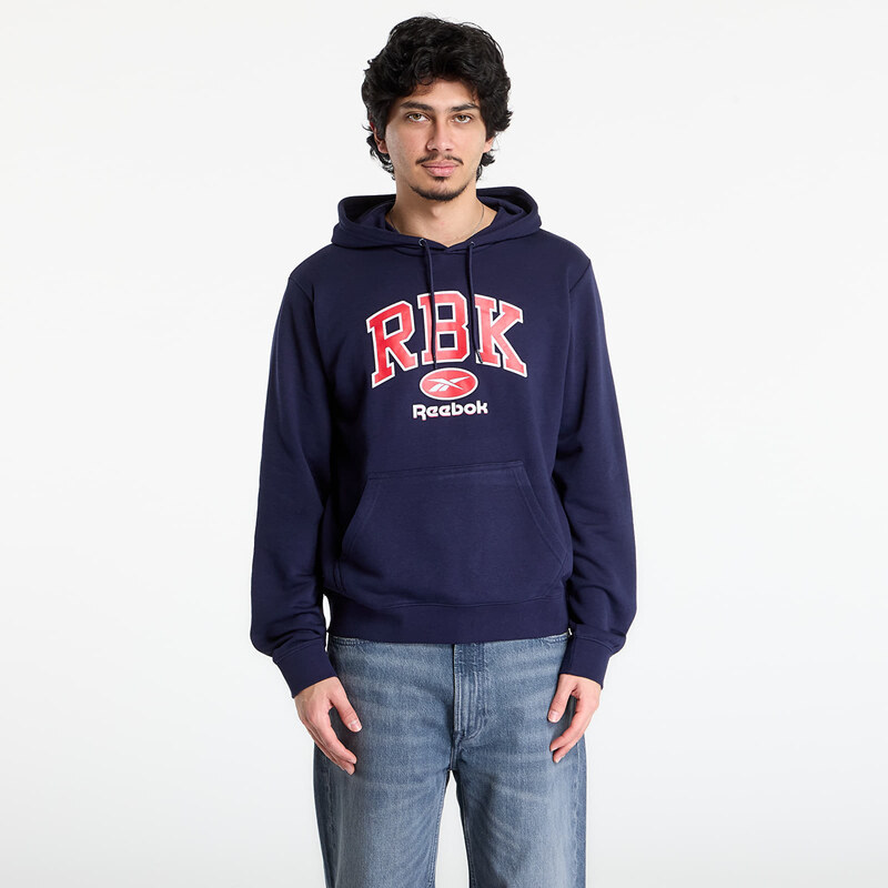 Mikina Reebok Collegiate Hoodie Vector Navy L 67900292