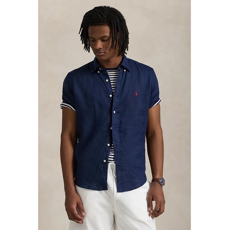 Ľanová košeľa Polo Ralph Lauren Sport Shirt 67901075