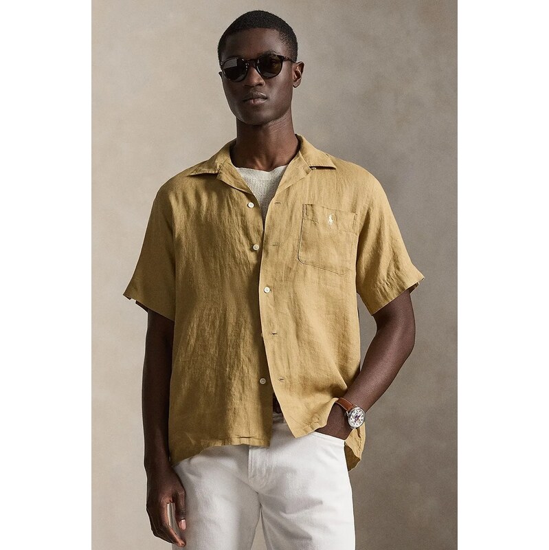 Ľanová košeľa Polo Ralph Lauren 67901109