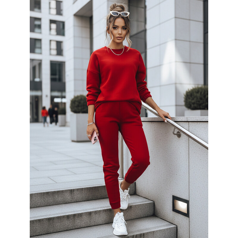 BASIC Červená tepláková súprava ARIELLA PREMIUM AY0732 35493651