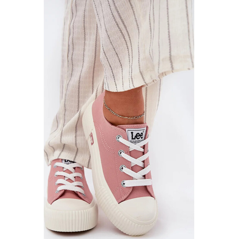 Kesi Ružové dámske trampky na platforme LEE ISLA C WOMEN LOW 67901821