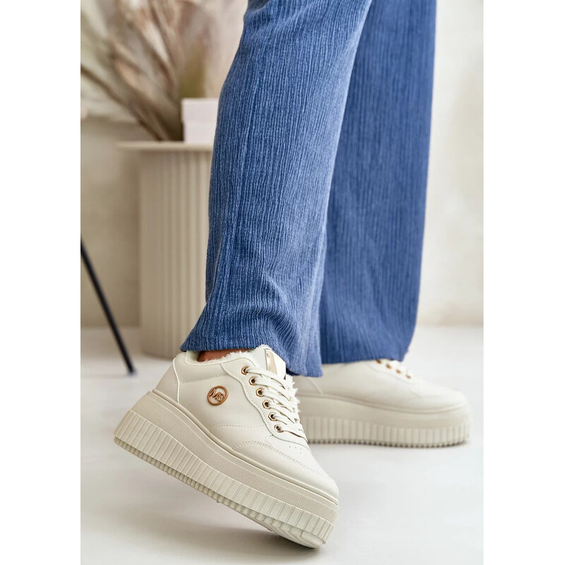 Kesi Béžové dámske zateplené sneakersy Ardiela 67901841