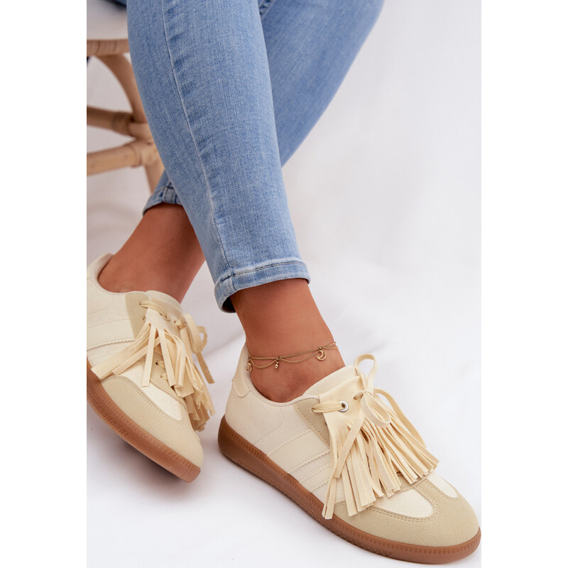 Kesi Žlté dámske sneakersy so strapcami Dorivelle 67901854