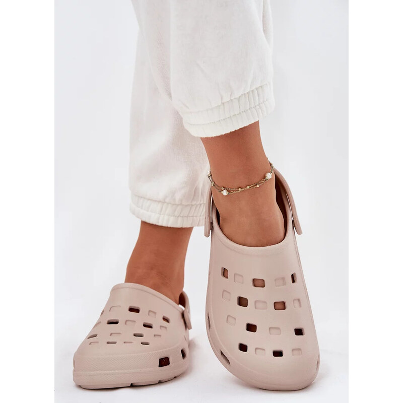 Kesi Béžové dámske penové šľapky LEMIGO 67901870