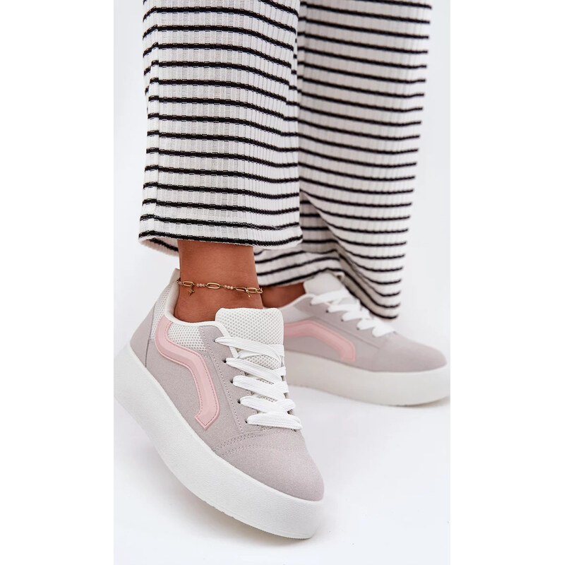 Kesi Šedé dámske tenisky na platforme Tellnira 67901909