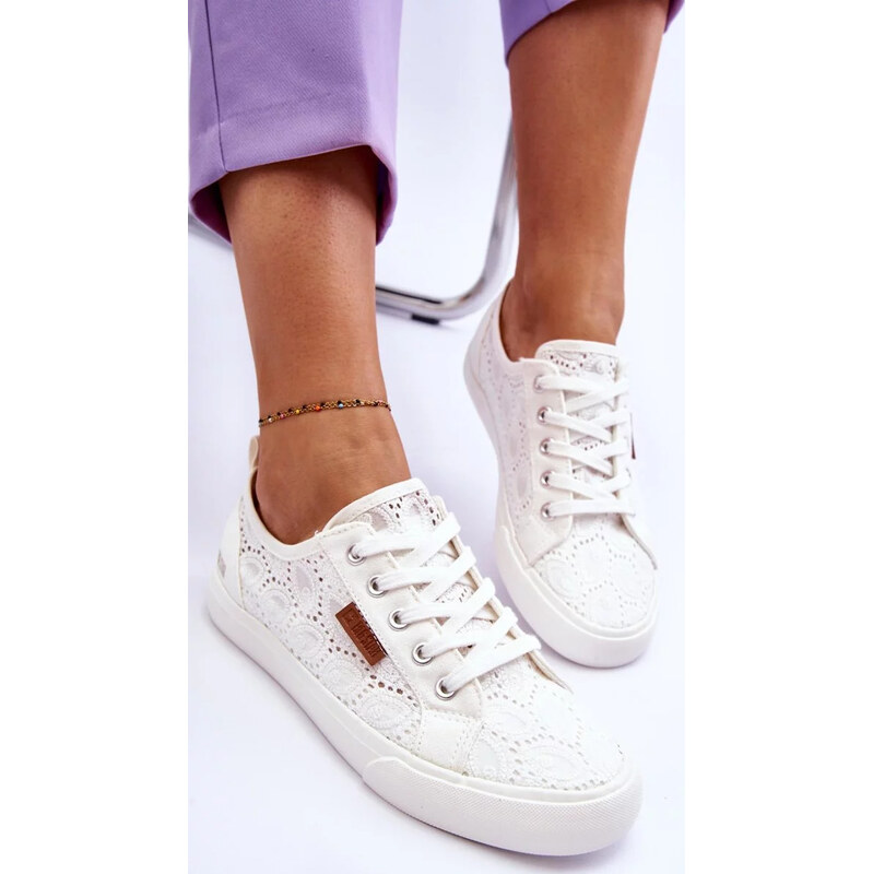 Biele dámske módne tenisky Big Star 67901919