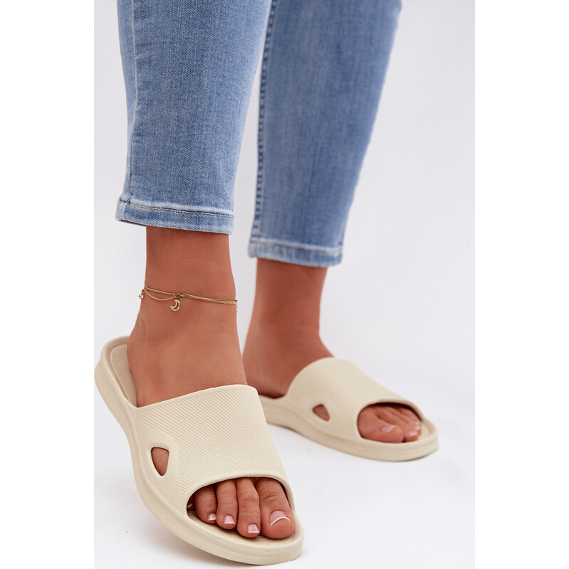 Kesi Dámske klasické šľapky Juniria béžové 67901921