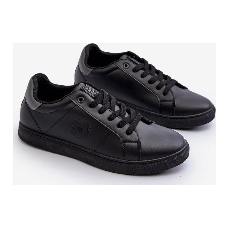 Čierne pánske nízke tenisky Eco Leather Big Star 67901944