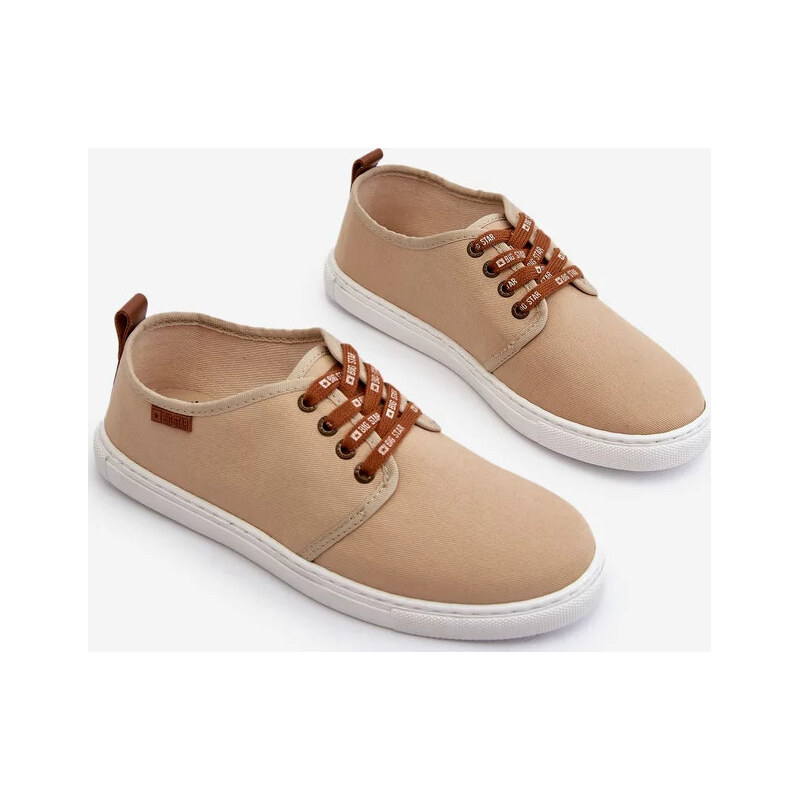 Béžové pánske tenisky Big Star Memory Foam System 67901979