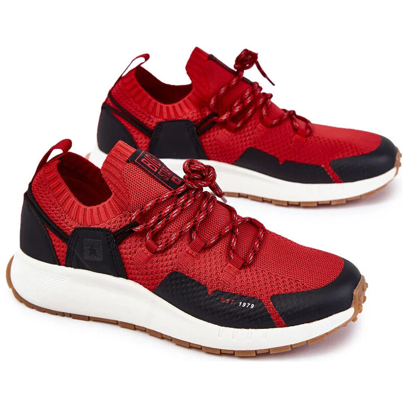 Červená pánska športová obuv Big Star 67902000