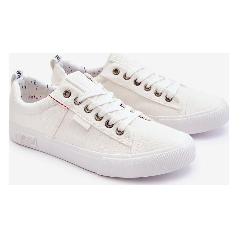 Biele pánske nízke tenisky Big Star 67902013