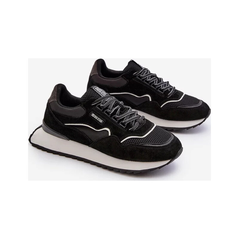 Čierne pánske tenisky Big Star Memory Foam System 67902028