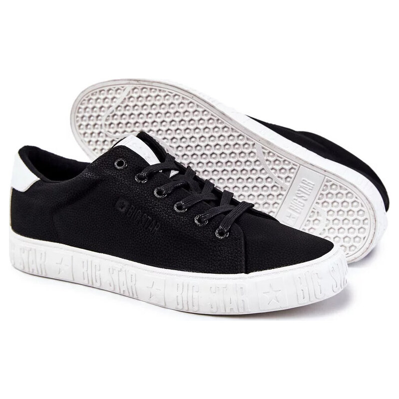 Čierne pánske športové topánky Big Star KK174072 67902046