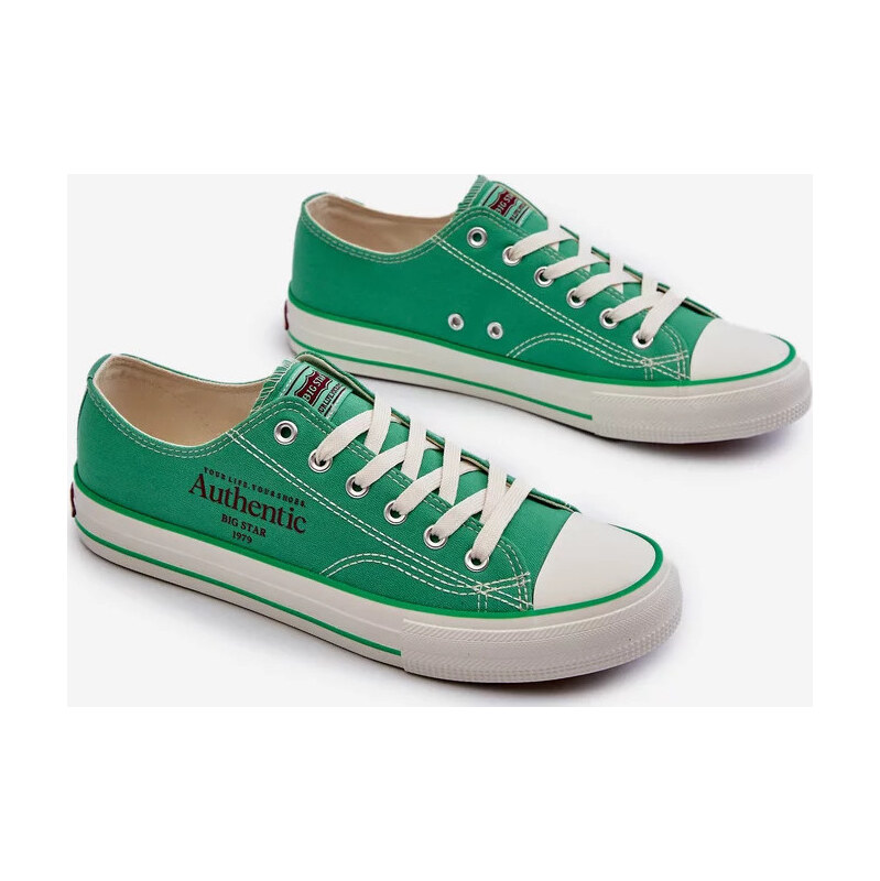 Zelené pánske tenisky Big Star 67902053