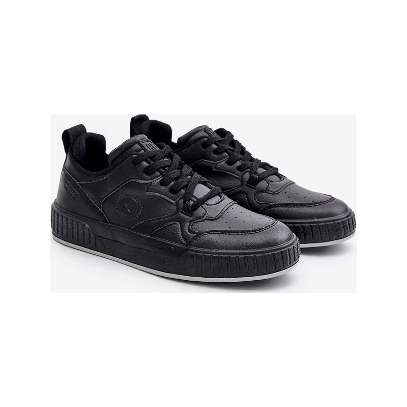 Čierne pánske tenisky z eko kože Big Star 67902064