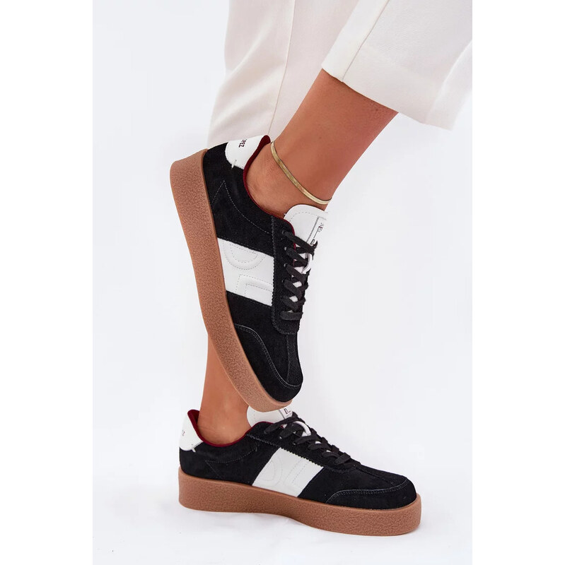 Kesi Čierne dámske semišové tenisky Daniel Lopez Just Dare 67902118