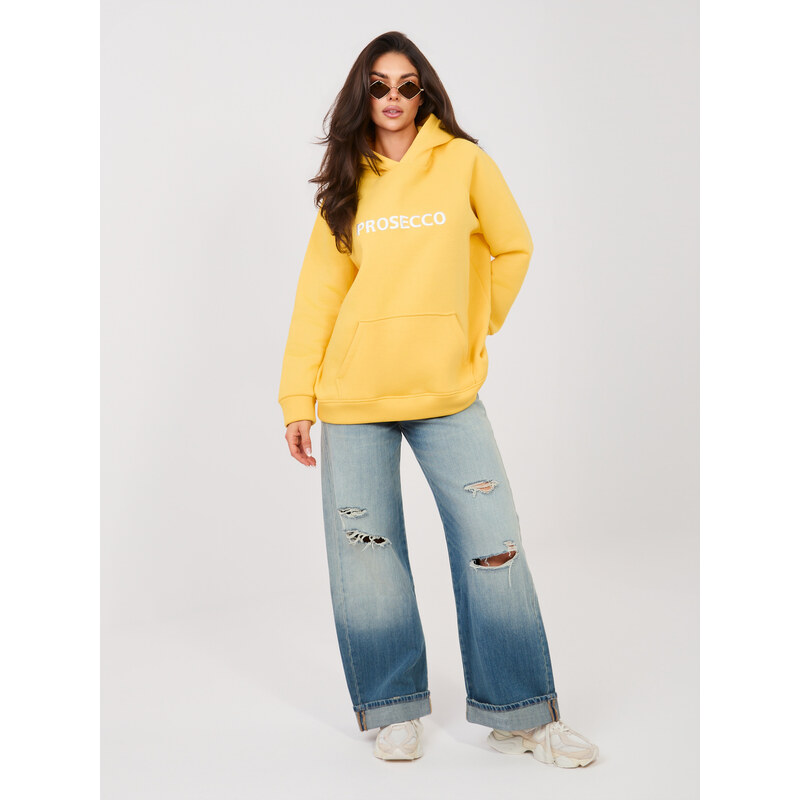 Žltá dámska mikina RUE PARIS 67901631