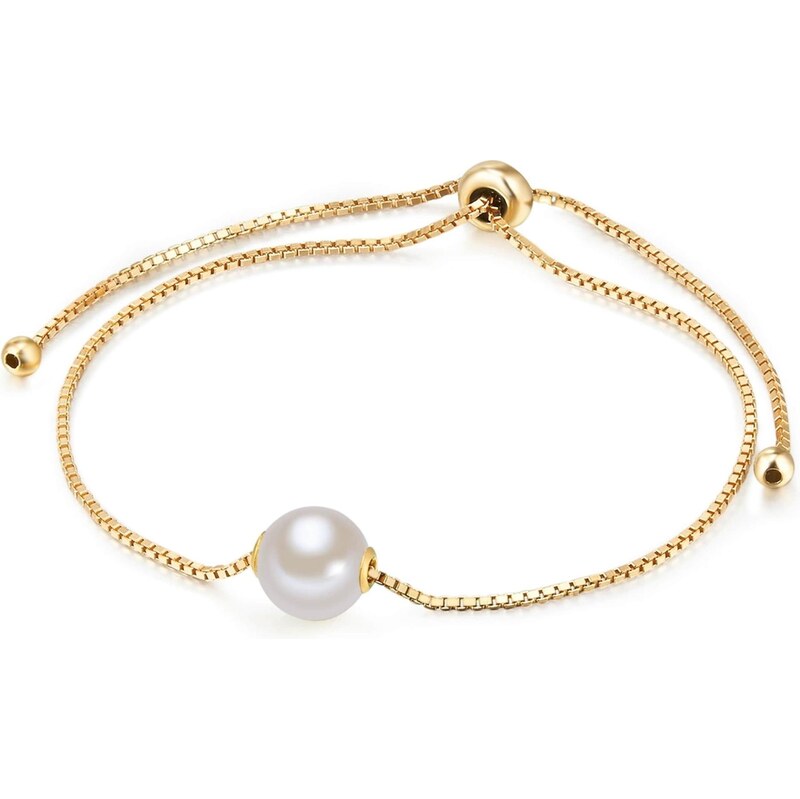 Valero Pearls Náramok zlatá / perlovo biela 67902524