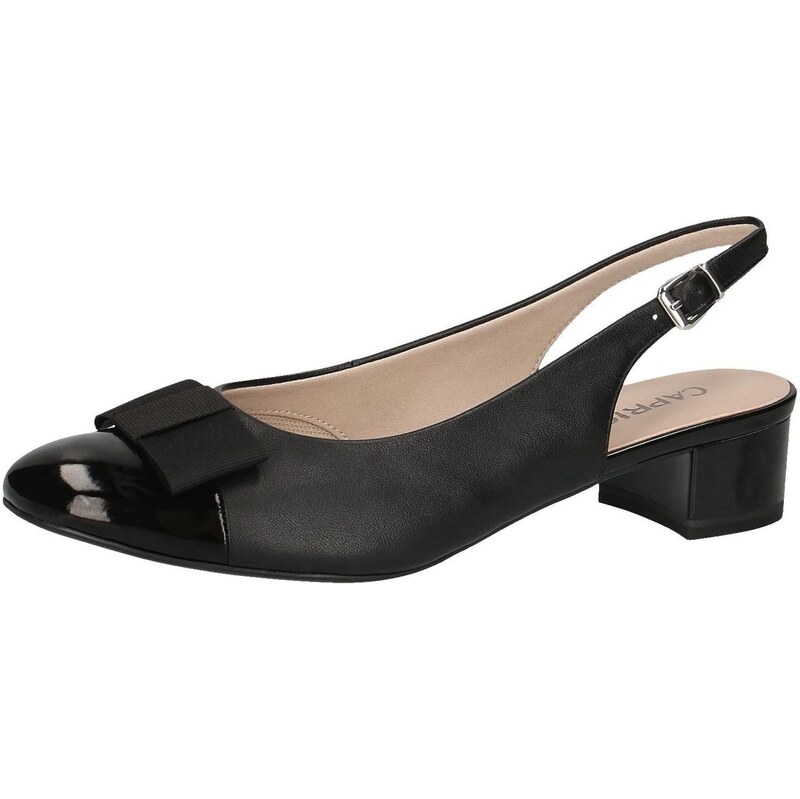 CAPRICE Lodičky s otvorenou pätou čierna 67902620