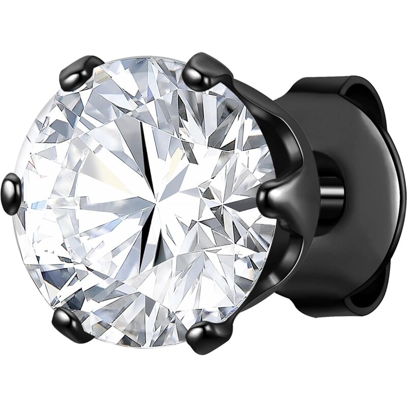 True Rebels Náušnice čierna 67902657