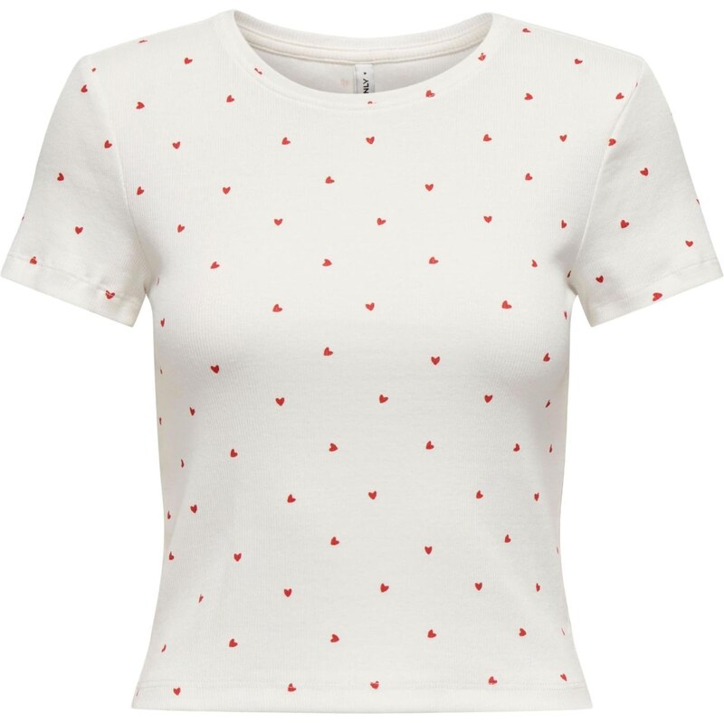 ONLY Tričko ONLFENJA červená / biela 67902730