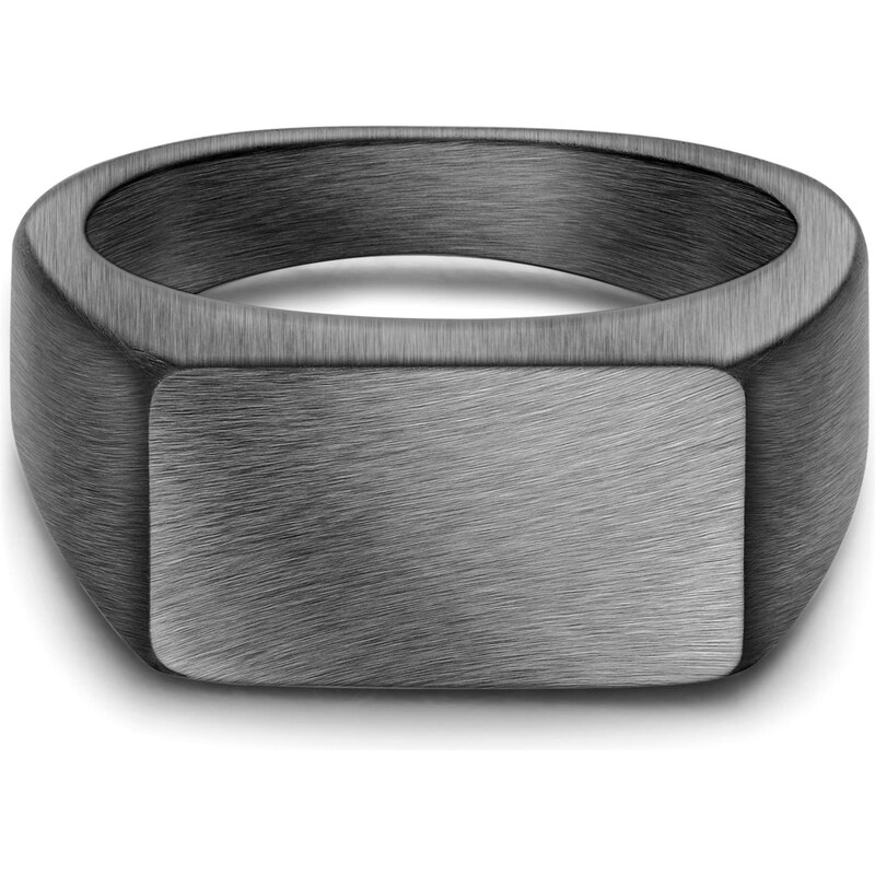 True Rebels Prsteň tmavosivá 67902765