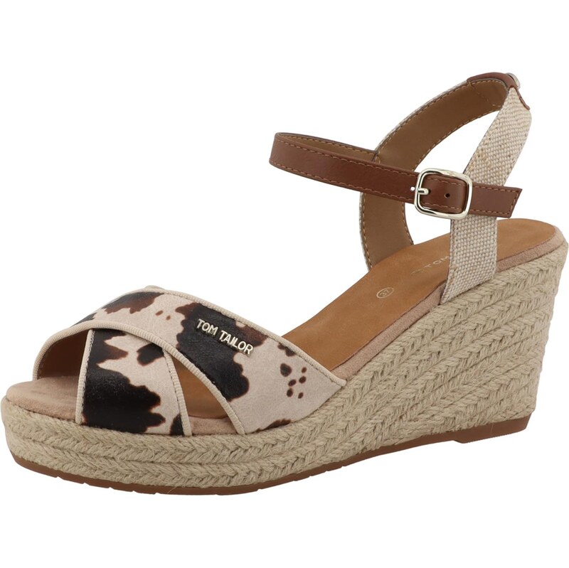 TOM TAILOR Remienkové sandále béžová / hnedá / čierna 67902813