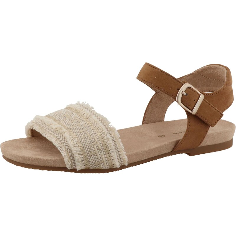 TOM TAILOR Sandále nebielená / karamelová 67902814